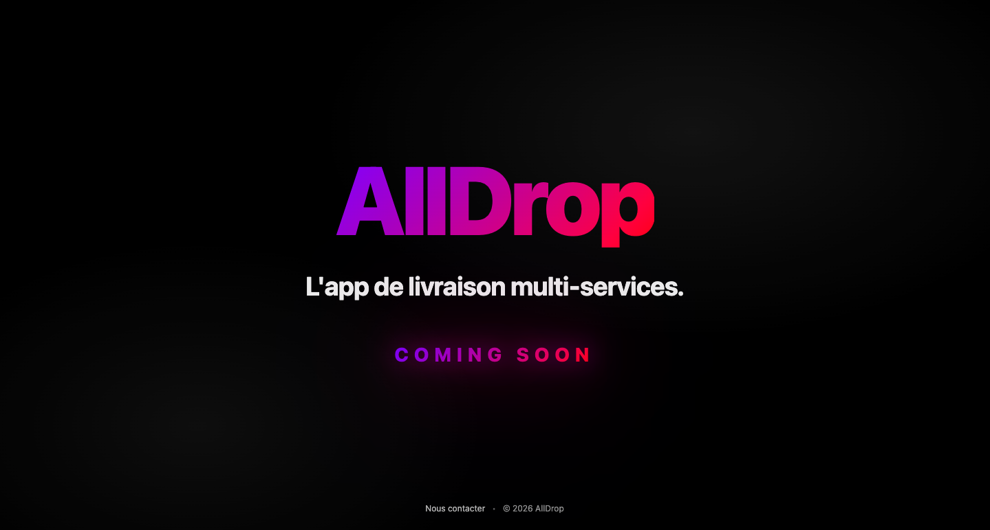 Capture d'écran - Alldrop